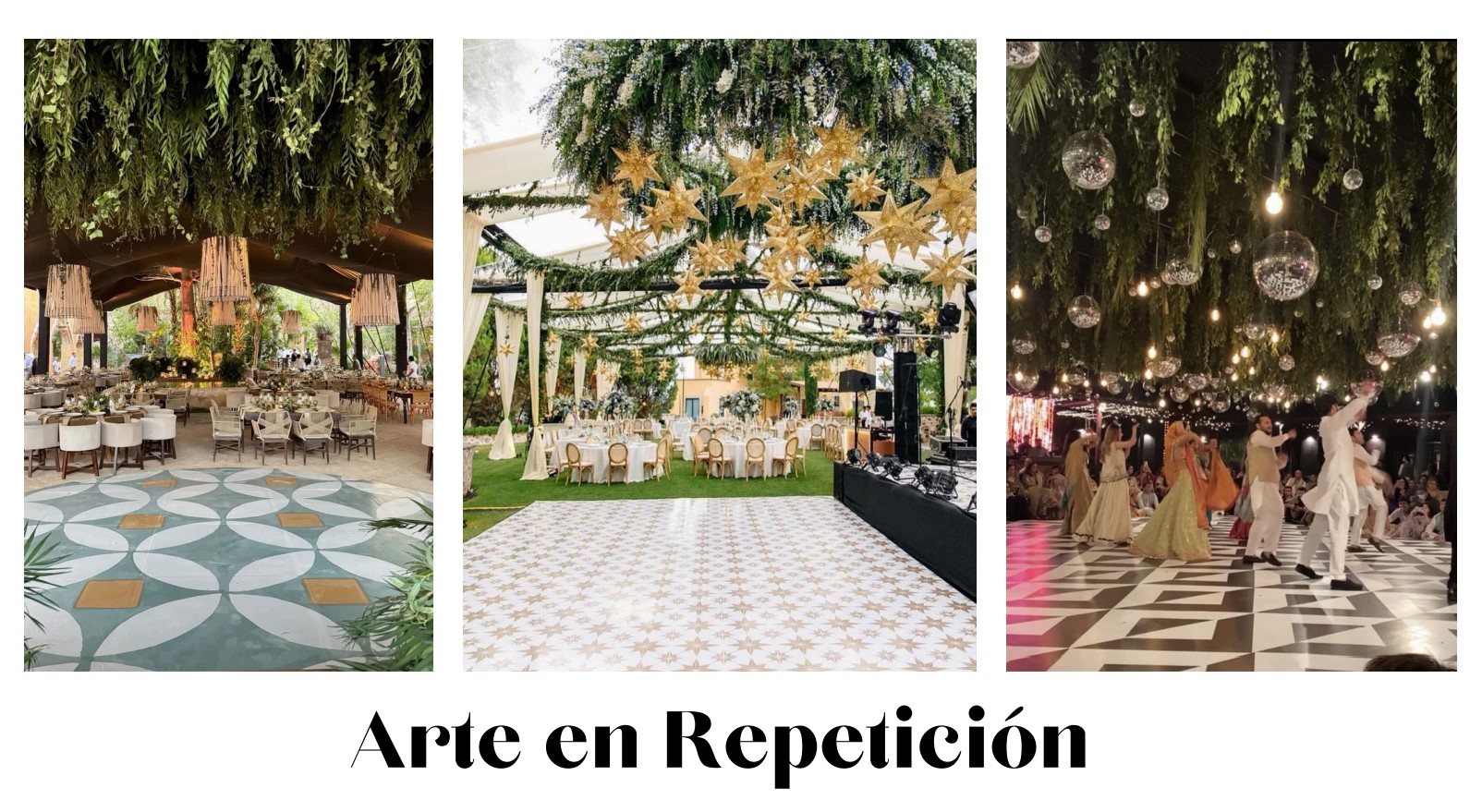 Pista de baile pintada a mano, diseño 3