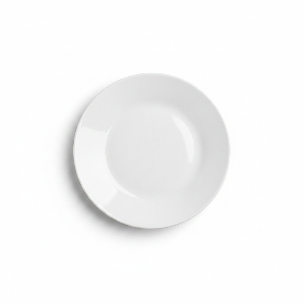 Plato Postre Porcelana Redondo 17cm