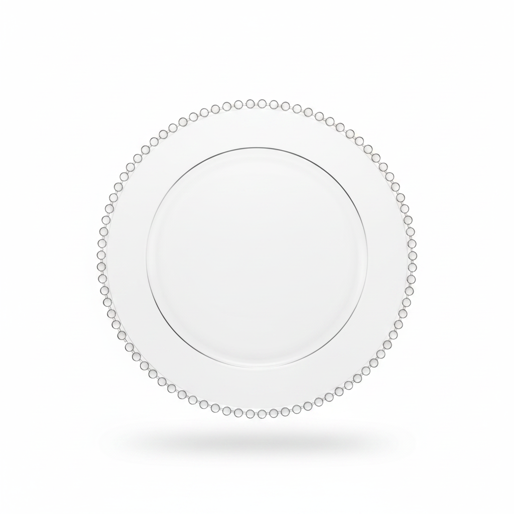 Plato Base Milan Cristal 