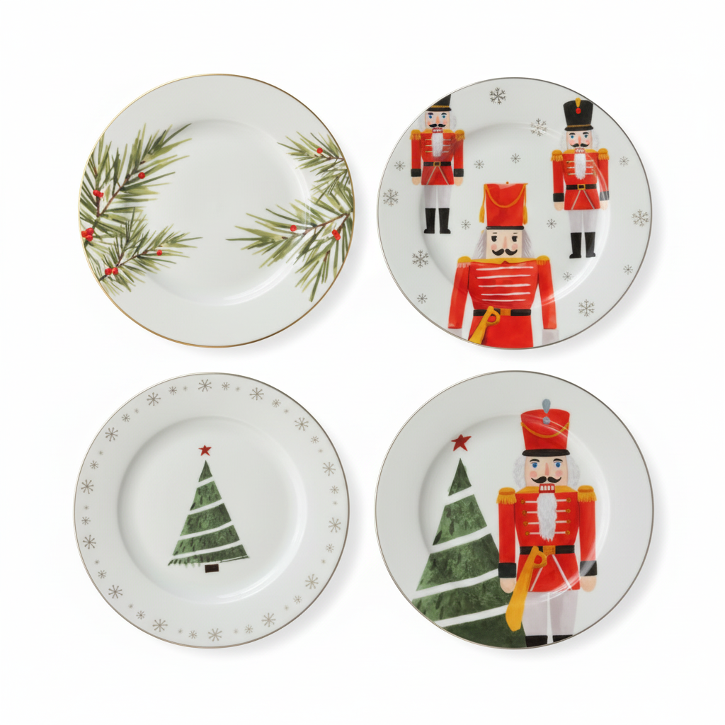 Plato Postre Navideño