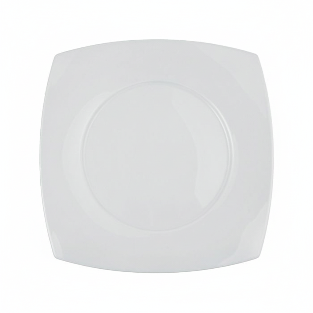 Plato Base Porcelana Cuadrado 31cm