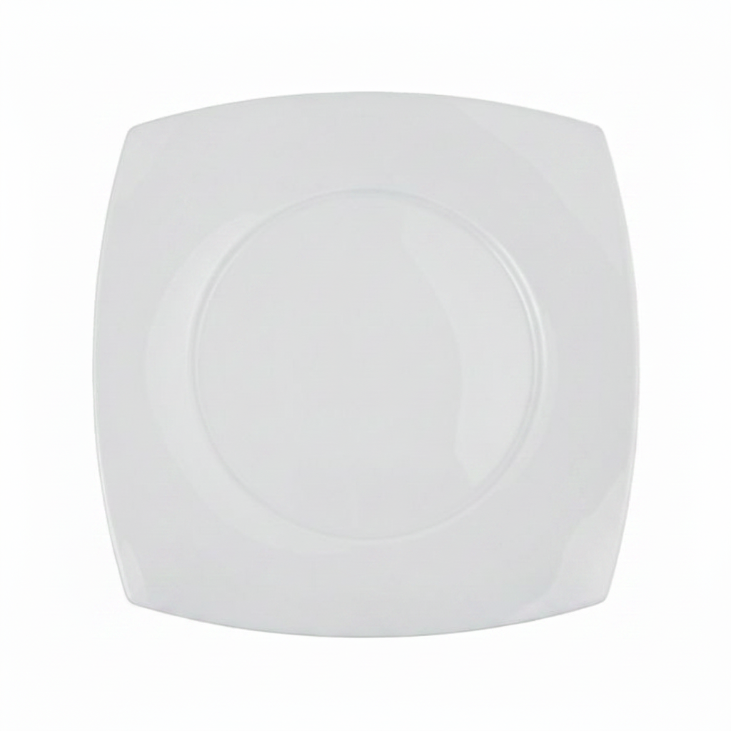 Plato Trinche Porcelana Cuadrado 27cm