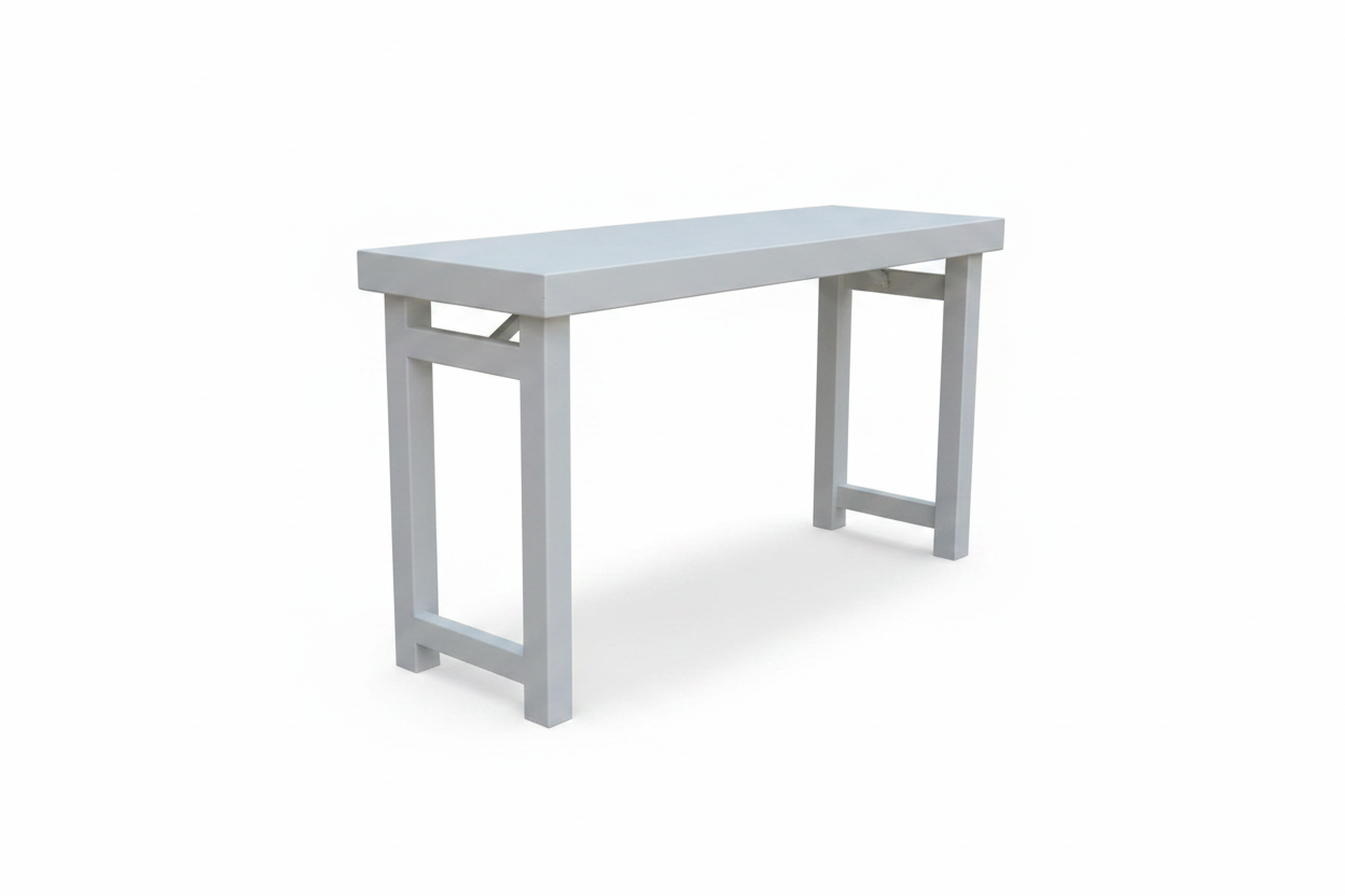 Mesa Bar Gris Rectangular