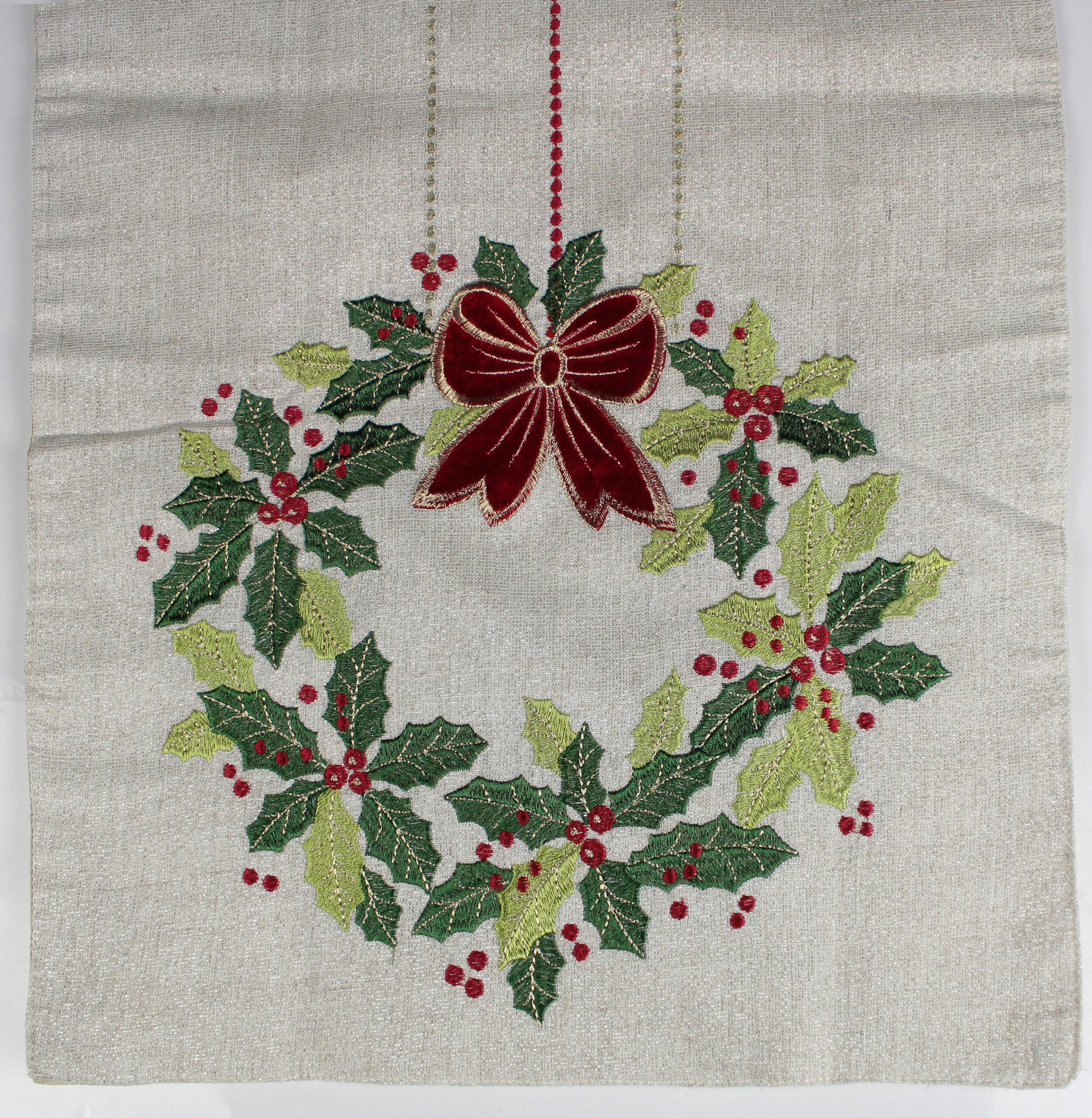 CAMINO BEIGE CORONA NAVIDENA