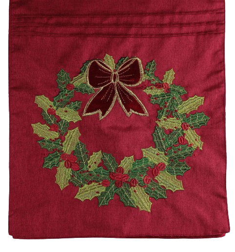 CAMINO ROJO CORONA NAVIDENA