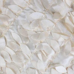 Mantel Cuadrado Ribbon Perla Tela