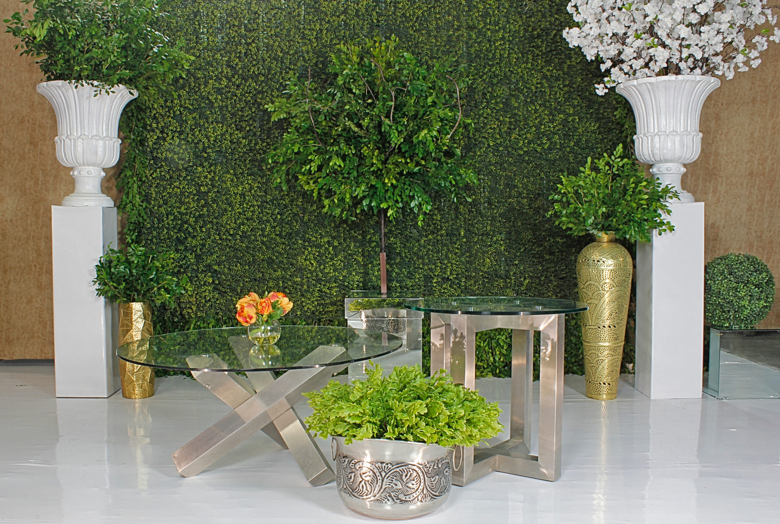 MESA DE CENTRO Y LATERAL NISA