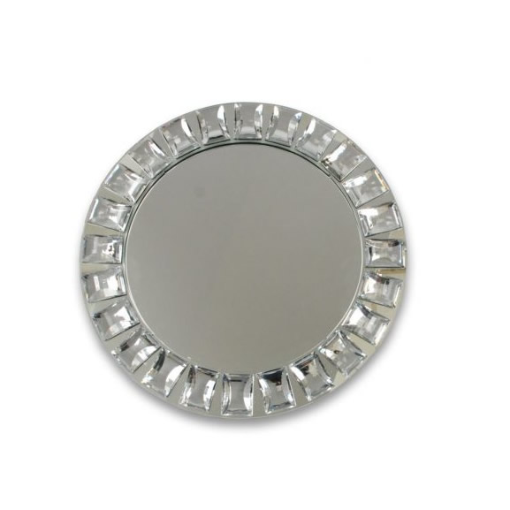 PLATO BASE ESPEJO GEM